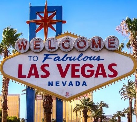 Welcome to Las Vegas Schild